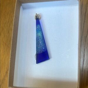 Blue Glass Pendant